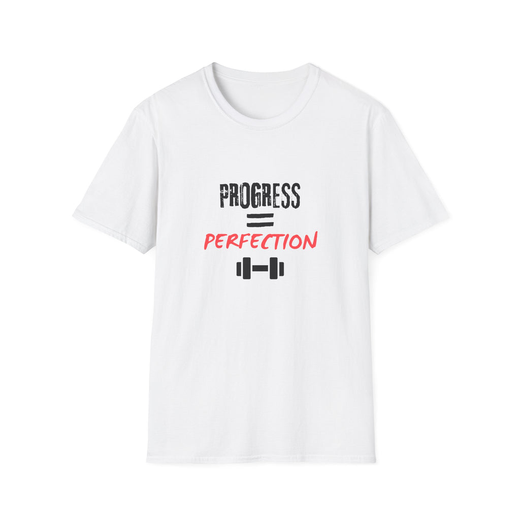 Motivational Gym Shirt — "Progress Over Perfection"